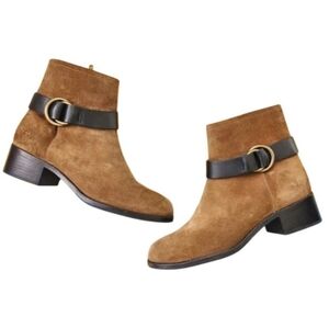 FRYE KRISTEN HARNESS SHORT ANKLE BOOTS SZ 10